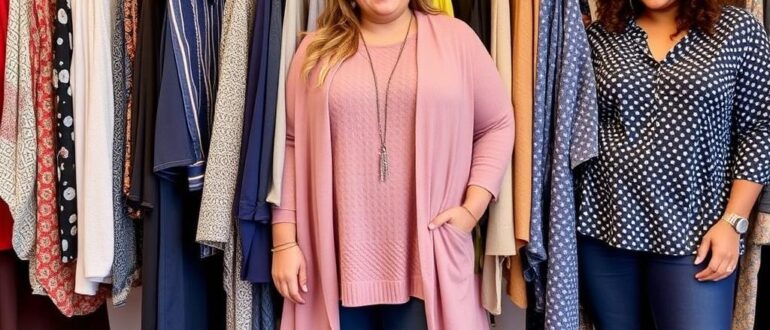 Подбор одежды для полных женщин