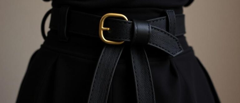 Ремни и пояса акцент на талии